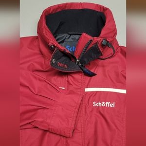 Schoffel Gore Tex Water Proof Breathable Ski Hiking‎ Jacket Womens Size 10 Red